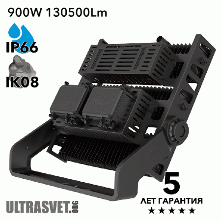 Мощный спортивный светодиодный прожектор 900W FL-LL1-900
